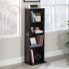 Beginnings Multimedia 4 Shelf Storage Tower Cinnamon Cherry