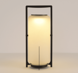 PSFT823a. Outdoor courtyard solar energy D26x19 floor lamp (PSFT823a: PSFT823c)