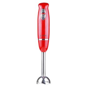 5 Core Handheld Blender, Electric Hand Blender 8-Speed 500W, Immersion Hand Held Blender Stick with Food Grade Stainless Steel Blades for Perfect Smoo (size: Red Stick)